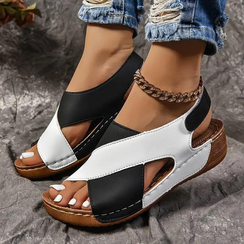 Sandalias tacón cuña - MxZap