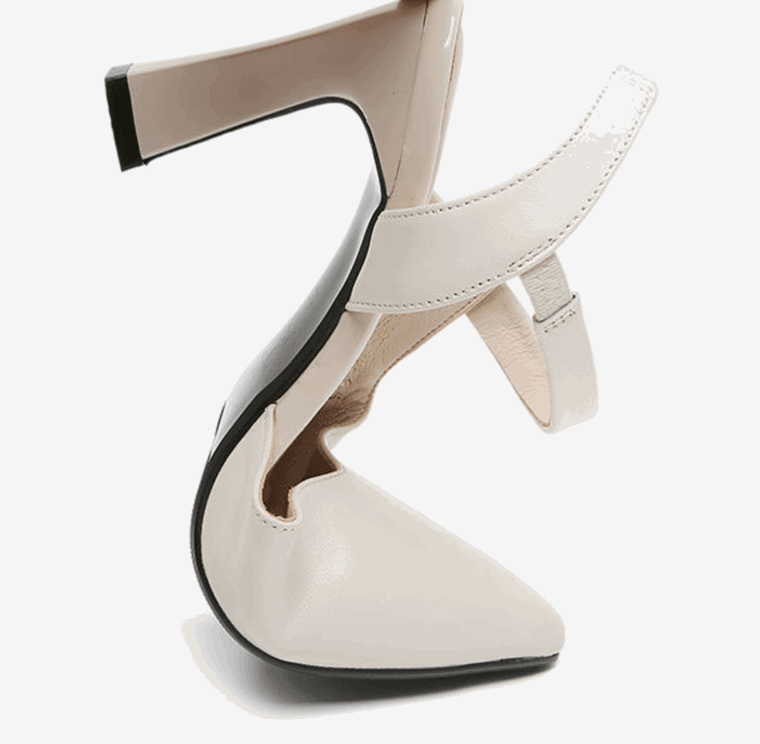 tacones cruzados