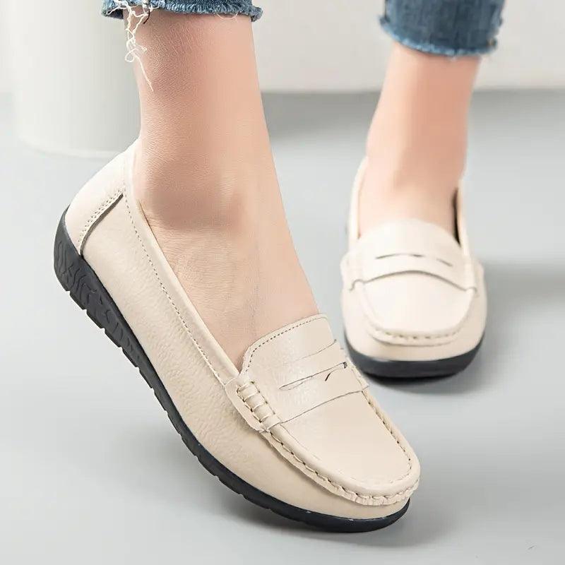 Zapatos sin cordones mujer color liso - MxZap