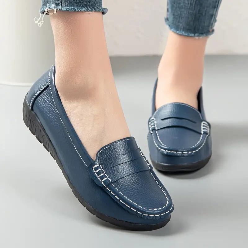 Zapatos sin cordones mujer color liso - MxZap