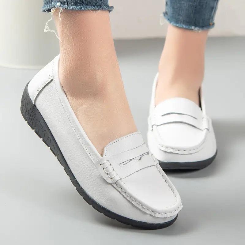 Zapatos sin cordones mujer color liso - MxZap