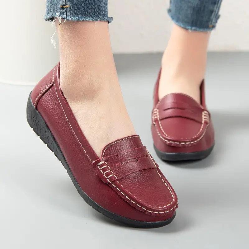 Zapatos sin cordones mujer color liso - MxZap